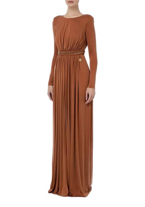 Red carpet dress with ornate bandage ELISABETTA FRANCHI | dress | AB45632E2600